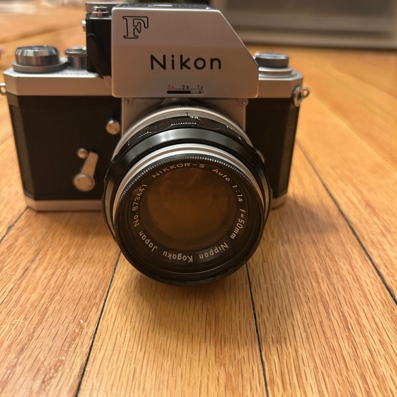 Nikon Classic Black and Silver Film Camera - Picture 1 of 6
